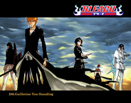 The color spread cover of chapter 286, featuring Ichigo, Rukia, Renji, Uryū, and Sado.