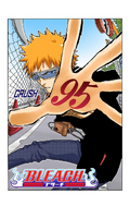 Ichigo on the cover of Chapter 95.