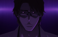 Aizen assures Gin and Tōsen that everything is proceeding as planned.