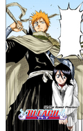 Ichigo and Rukia on the cover of Chapter 152.