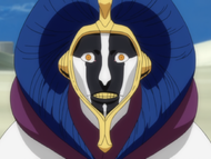 Mayuri Kurotsuchi, Captain of the 12th Division.