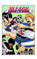 Ichigo and his friends on the cover of Chapter 40.