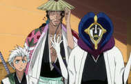 The captains are stunned by Rangiku and Nanao.