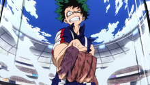 Izuku provokes Shoto