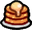 Honey pancakes icon