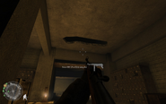 Holes in the ceiling house enemies.