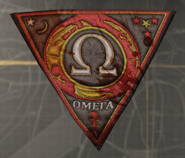 A patch of Omega Group's insignia.