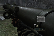 The Bazooka in first person