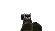 The SMG5's iron sights