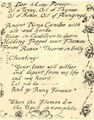 Scan from the real Book of Shadows.