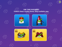 Royalty Week items