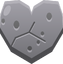 Emoji Stone Heart