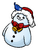 Snowman Pin