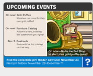 The Upcoming Events section mentioning it in issue #421