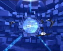 The Black Manta in the chamber of the Heart of Lyoko.