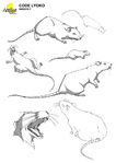 Concept art of the rats.