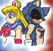 Art of X and Sailor Moon.