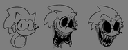 Original designs for Hog's alternate form.