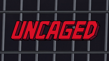 Uncaged title card