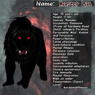 Monster lion form