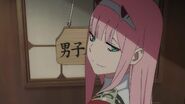 Zero Two pulling a prank