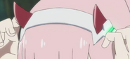 Zero Two's limiter headband.