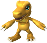 Agumon's model in Digimon All-Star Rumble