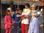 Cinderella and Prince Charming (played by Steve) in "Full House".