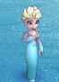 Elsa walking forward in Hour of Code