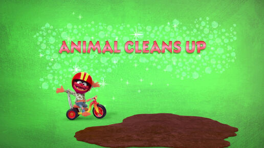 Animal Cleans Up