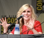 Ashley Eckstein speaks at the 2011 San Diego Comic Con.