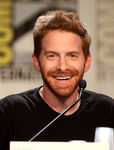 Seth Green speaks at the 2011 San Diego Comic Con.