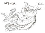 Concept design of Ursula by By Glen Keane.