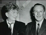 Sterling Holloway with Walt Disney.