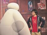 Hiro and Baymax in Disney's Hollywood Studios. Photo by AndiesRoom