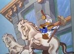 Donald Duck as Napoleon again in Window Cleaners