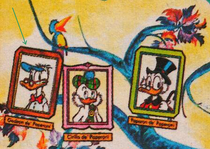 Gideon's portrait on the Donald Duck Family Tree.