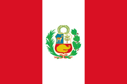 The flag of Peru