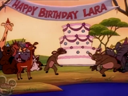 Lara's birthday party