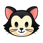 Figaro's emoji for Disney Emoji Blitz.