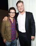 Thomas with Home Improvement co-star Zachery Ty Bryan in May 2013.