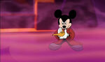 Mickey using Genie's Lamp in Mickey's House of Villains