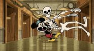 One of Skeletons from the Silly Symphony cartoon The Skeleton Dance