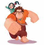 Ralph and Vanellope in the Big Golden Book adaptation.