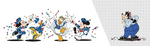 Donald and friends (with Pete) in artwork for Quacky Celebration ★ Donald the Legend! for Tokyo Disneyland