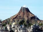 Mount Prometheus, the icon of Tokyo DisneySea.