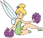 Tinkerbell-pom-poms