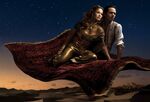 "Where a Whole New World Awaits" with Jennifer Lopez as Jasmine and Marc Anthony as Aladdin