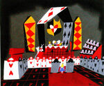 In the Queen of Hearts' Court, by Mary Blair.