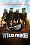 Kermit and the other frogs in a parody poster for Wild Hogs